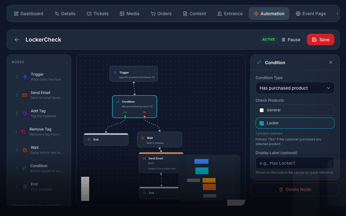 Flow automation